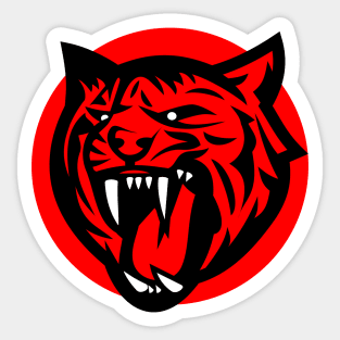 Red Tiger Sticker